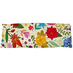 Colorful Flowers Pattern Body Pillow Case Dakimakura (two Sides)