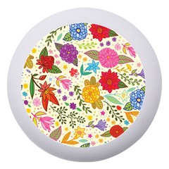 Colorful Flowers Pattern Dento Box With Mirror