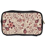 Violet Floral Pattern Flowers Vintage Flora Patterns Toiletries Bag (Two Sides) Front