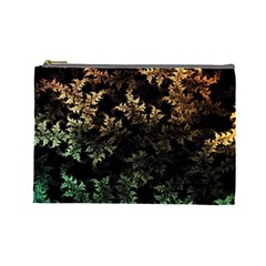 Fractal Patterns Gradient Colorful Cosmetic Bag (large)