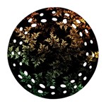 Fractal Patterns Gradient Colorful Round Filigree Ornament (Two Sides) Front