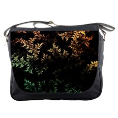 Fractal Patterns Gradient Colorful Messenger Bag