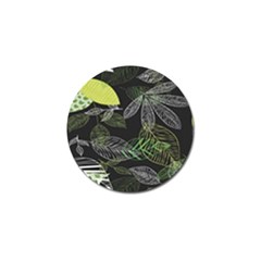 Leaves Floral Pattern Nature Golf Ball Marker (10 Pack)