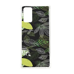 Leaves Floral Pattern Nature Samsung Galaxy Note 20 Tpu Uv Case