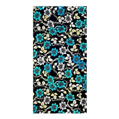 Blue Flower Floral Flora Naure Pattern Shower Curtain 36  X 72  (stall) 