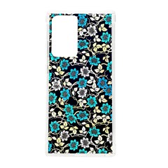 Blue Flower Floral Flora Naure Pattern Samsung Galaxy Note 20 Ultra Tpu Uv Case by Cemarart