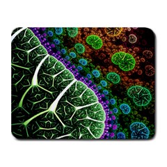 Digital Art Fractal Abstract Artwork 3d Floral Pattern Waves Vortex Sphere Nightmare Small Mousepad