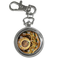 Fractal Floral Ornament Wave Vintage Retro Key Chain Watches