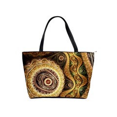 Fractal Floral Ornament Wave Vintage Retro Classic Shoulder Handbag