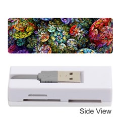 Floral Fractal 3d Art Pattern Memory Card Reader (stick)