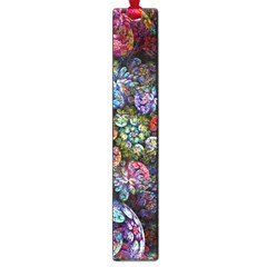 Floral Fractal 3d Art Pattern Large Book Marks