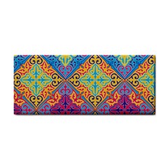 Colorful Flora Flora Kazakh Pattern Hand Towel