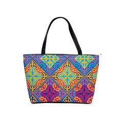 Colorful Flora Flora Kazakh Pattern Classic Shoulder Handbag