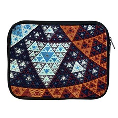 Fractal Triangle Geometric Abstract Pattern Apple Ipad 2/3/4 Zipper Cases