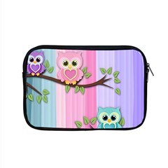 Owls Family Stripe Tree Apple Macbook Pro 15  Zipper Case