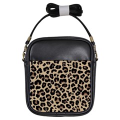 Leopard Animal Skin Patern Girls Sling Bag by Bedest