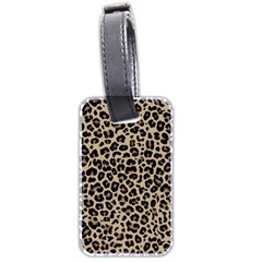 Leopard Animal Skin Patern Luggage Tag (two Sides)