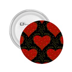 Love Hearts Pattern Style 2 25  Buttons