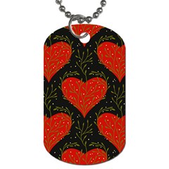 Love Hearts Pattern Style Dog Tag (one Side) by Grandong