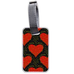 Love Hearts Pattern Style Luggage Tag (two Sides) by Grandong