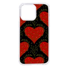 Love Hearts Pattern Style Iphone 14 Pro Max Tpu Uv Print Case