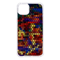 Hexagon Honeycomb Pattern Iphone 14 Plus Tpu Uv Print Case by Grandong