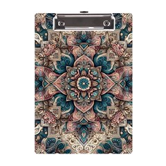 Floral Flora Flower Flowers Nature Pattern A5 Acrylic Clipboard