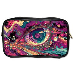 Human Eye Pattern Toiletries Bag (one Side)