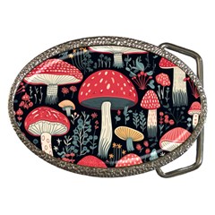 Mushrooms Psychedelic Belt Buckles