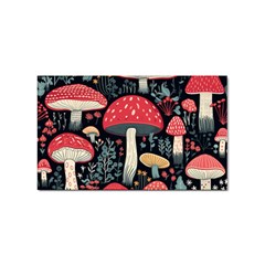 Mushrooms Psychedelic Sticker (rectangular)