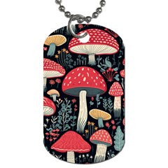 Mushrooms Psychedelic Dog Tag (two Sides)