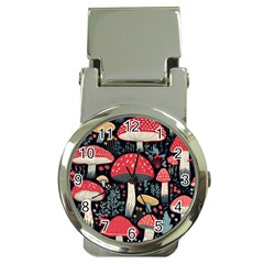 Mushrooms Psychedelic Money Clip Watches