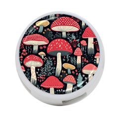 Mushrooms Psychedelic 4-port Usb Hub (two Sides)