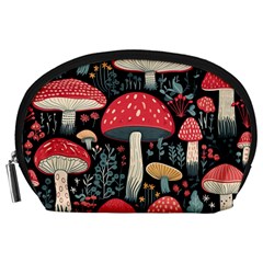 Mushrooms Psychedelic Accessory Pouch (large) by Grandong