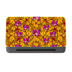 Blooming Flowers Of Orchid Paradise Memory Card Reader With Cf by pepitasart