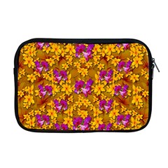 Blooming Flowers Of Orchid Paradise Apple Macbook Pro 17  Zipper Case