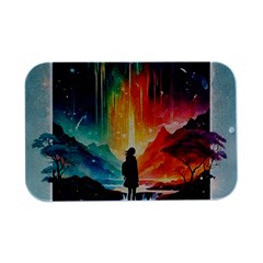 Starry Night Wanderlust: A Whimsical Adventure Open Lid Metal Box (silver)   by stine1