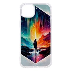 Starry Night Wanderlust: A Whimsical Adventure Iphone 14 Plus Tpu Uv Print Case by stine1
