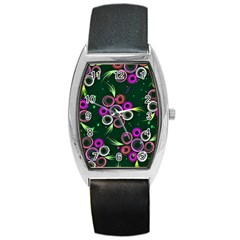 Floral-5522380 Barrel Style Metal Watch by lipli