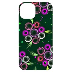 Floral-5522380 Iphone 14 Black Uv Print Case by lipli