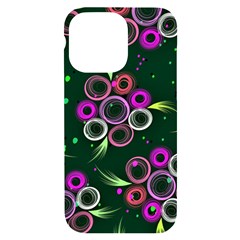 Floral-5522380 Iphone 14 Pro Max Black Uv Print Case by lipli