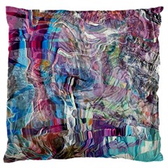 Layered Waves 16  Baby Flannel Cushion Case (two Sides)