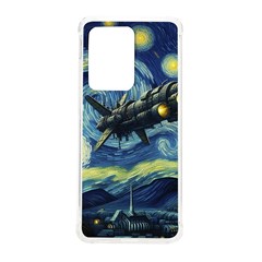 Spaceship Starry Night Van Gogh Painting Samsung Galaxy S20 Ultra 6 9 Inch Tpu Uv Case