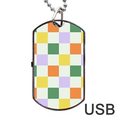 Board Pictures Chess Background Dog Tag Usb Flash (one Side)