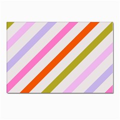 Lines Geometric Background Postcards 5  x 7  (Pkg of 10)