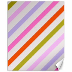 Lines Geometric Background Canvas 16  X 20 