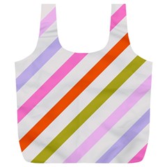 Lines Geometric Background Full Print Recycle Bag (XL)