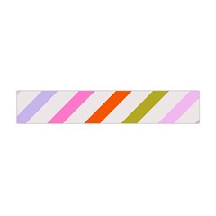 Lines Geometric Background Premium Plush Fleece Scarf (Mini)