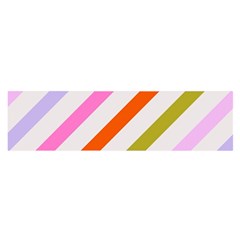 Lines Geometric Background Oblong Satin Scarf (16  x 60 )