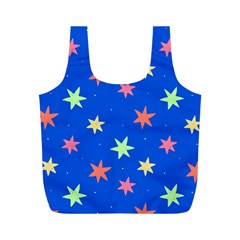 Background Star Darling Galaxy Full Print Recycle Bag (m)